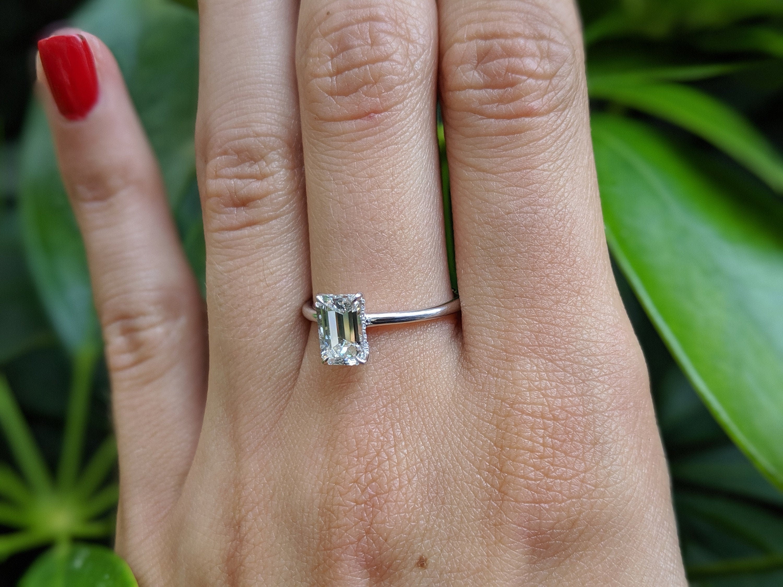 Round Bezel Edge Solitaire Ring — J. Sampieri