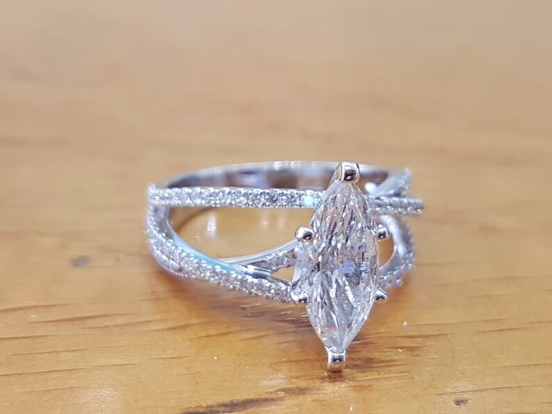 unique marquise engagement rings