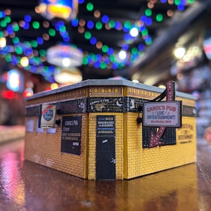 Carol's Pub in Chicago - customizable mini model
