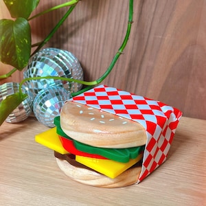 Burger coaster set