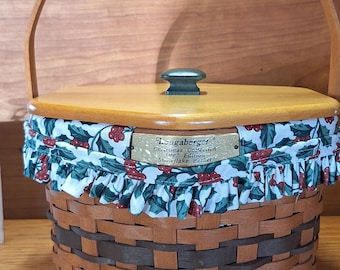 Vintage Longaberger Snowflake or Fellowship Basket