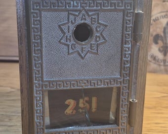 Vintage post office box