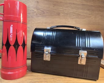 Vintage Alladin lunch box set