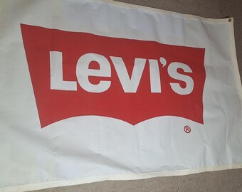 Levi Strauss Vintage Advertising Banner 1970s | Levi's Display