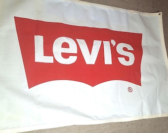 1970s Levi's Display Sign Vintage Jean Advertising - Etsy
