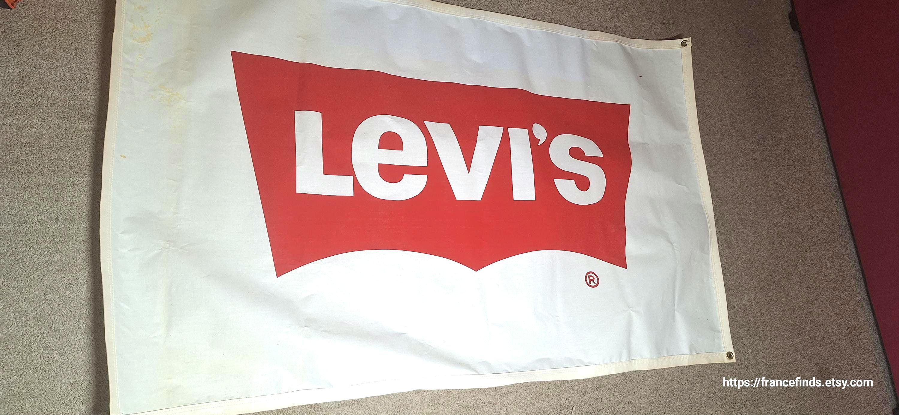 Vintage Levis Sign - Etsy