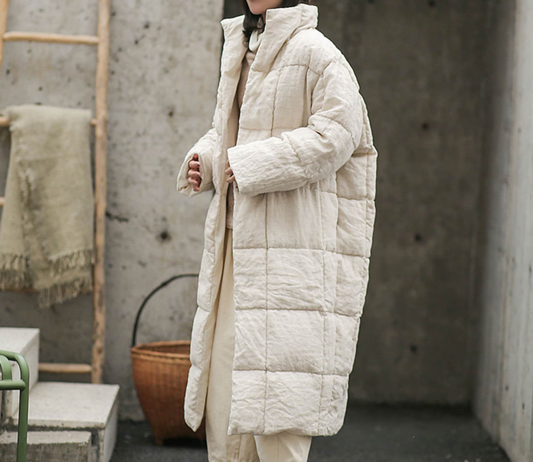 Cocoon Puffer Coat - Etsy Cocoon Puffer Coat - Etsy