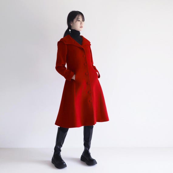Winter Long Swing wool Coat 5242 Winter Long Swing wool Coat 5242