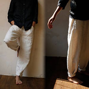 Lithuania Linen Pants - Etsy