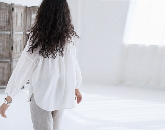 RUIMEME round collar blouse〈off-white〉 RUIMEME round collar blouse〈off-white〉