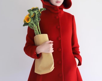 フランシュリッペfl5 赤 ウール フード付き コート フランシュリッペfl5 赤 ウール フード付き コート 楽天市場】赤