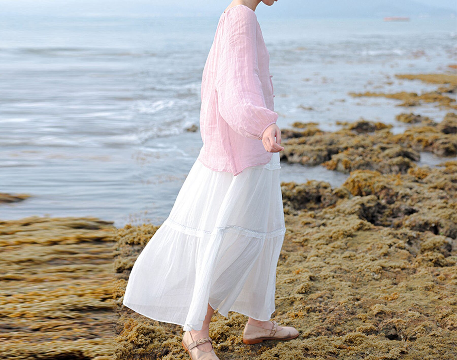 【COLOR iN ID】Rami Skirt Layered Pants Layered Skirt Pants A90508 - Etsy