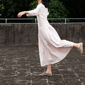 Petal Long Sleeved Linen Mix Shirt