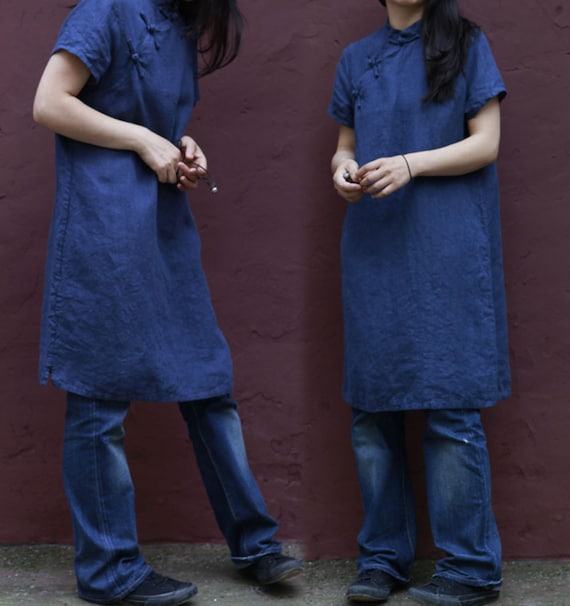 linen qipao