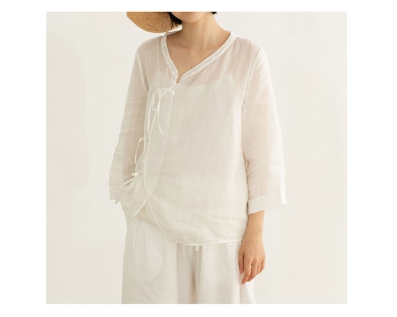 Remera transparente blanca sale