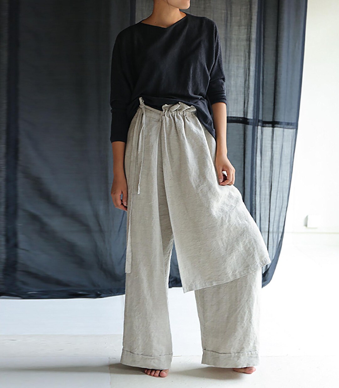 パンツ LEMAILE LOOSE PLEATED PANTS Men's Loose Pleated Cotton Viscose Pants – La Garçonne