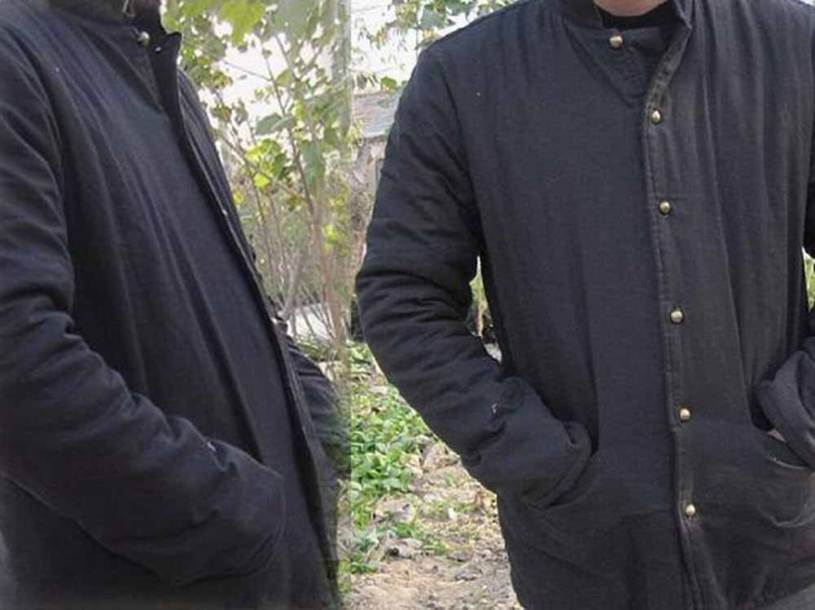 Lolipop Star Men's Stand Collar Padded Jacket
