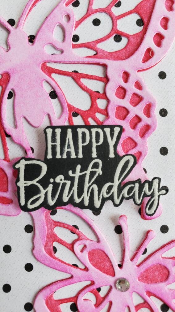 Handmade Stampin up Butterfly Birthday Card, Sending You Thoughts - Etsy