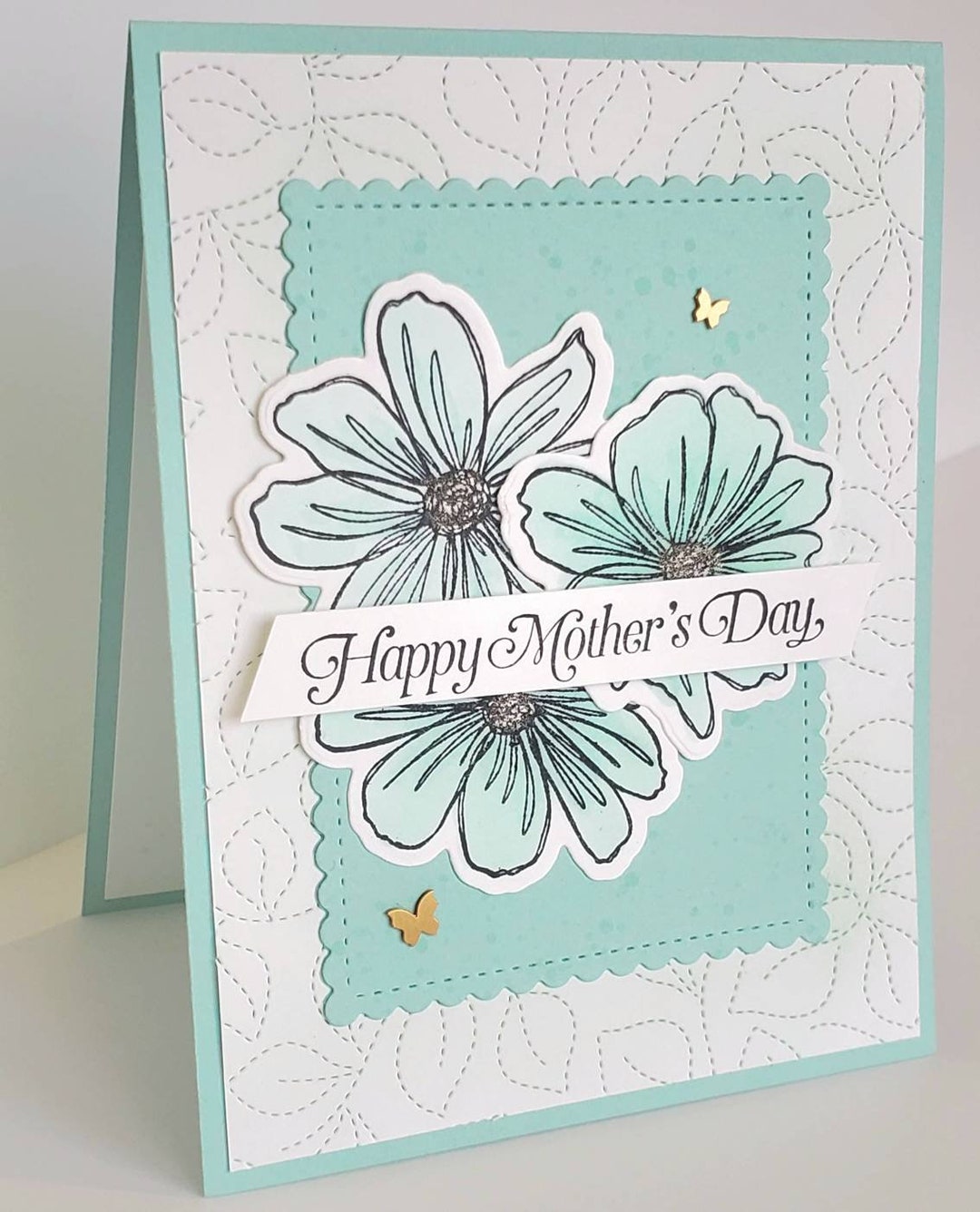 Handmade Stampin up Mother's Day Card , Art in Bloom - Etsy