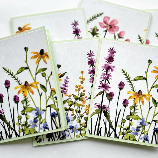 Handmade note cards- set of six /stampin up