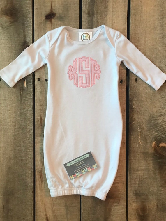 baby girl layette gown
