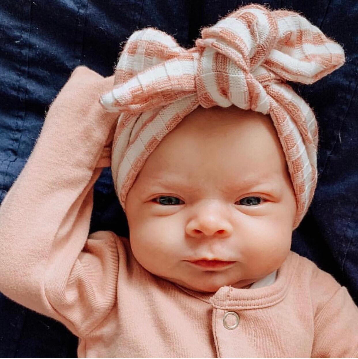 Baby Bows Set of 3 newborn headbands Baby Girl Headbands | Etsy