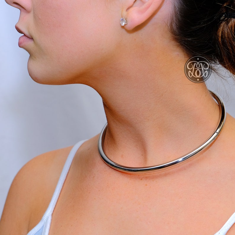 Submissive Day Collar Standard Silver Etsy