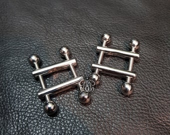 Adjustable Steel Nipple Clamps - 6 colours