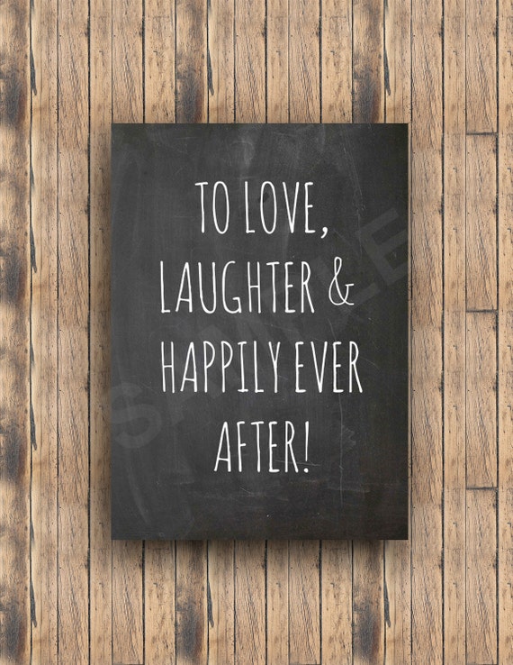 Items similar to INSTANT DOWNLOAD Love Quote Chalkboard Print by Twine