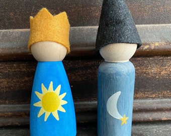Sun and Moon Gnome/Elf Set
