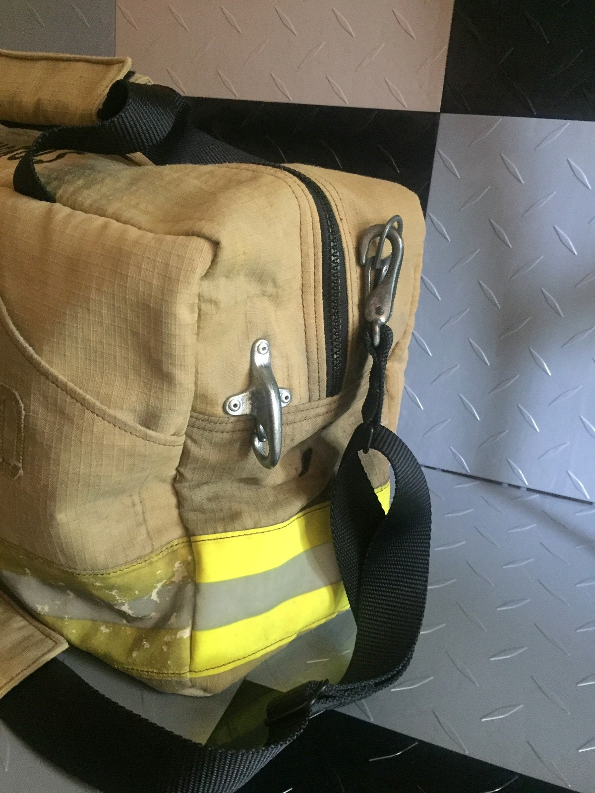 Firefighter can cozy made from decommissioned bunker gear — Pike Pole  Products