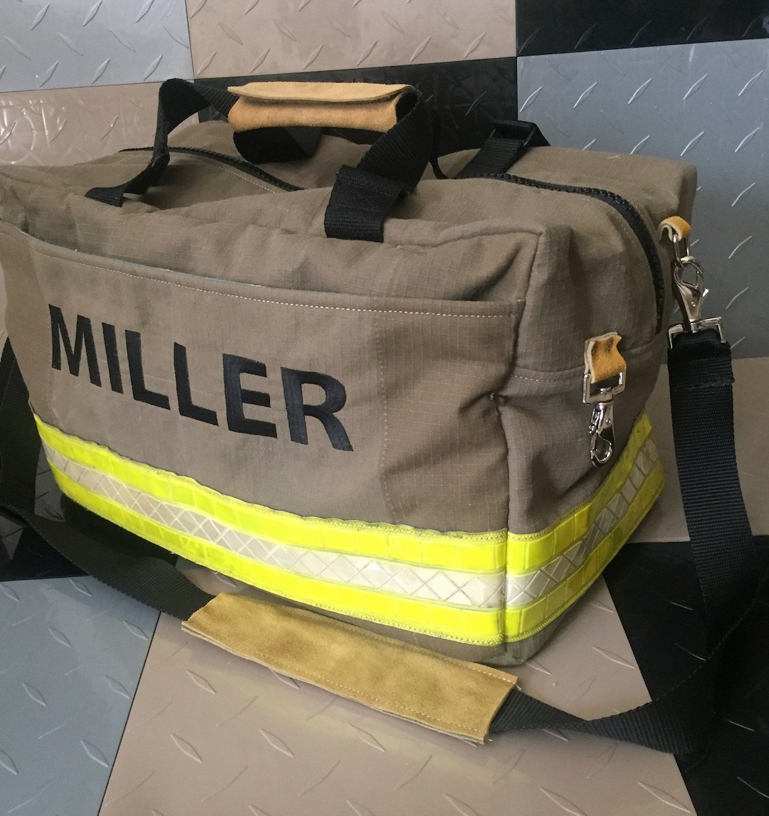 Firefighter Decommissioned Bunker Gear Duffle Bag Large Turnout Gear ...