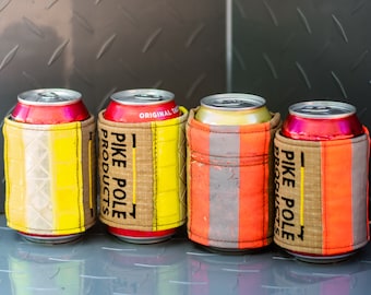 Firefighter Bunker Gear Can Cooler: Personalized Drink Sleeve, T25