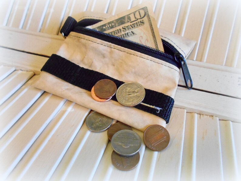 Small Change Purse Firefighter Ear bud Pouch Fireman Bag Zippered Coin Purse Turnout Gear Small Zippered Bag