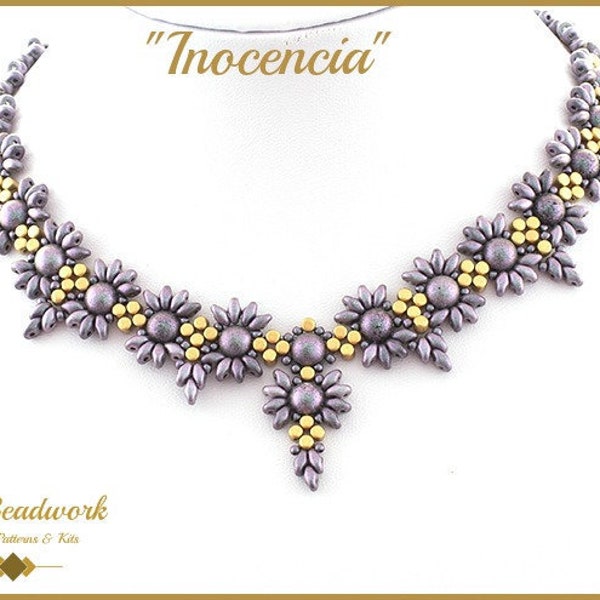 Beading Pattern for the  "Inocencia" Necklace pa-021