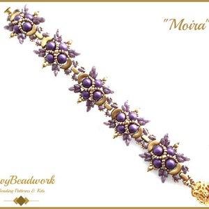 Beading Pattern for the Moira Bracelet pa-008 image 1