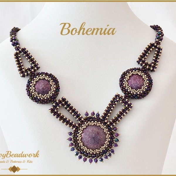 Beading Pattern for the  "Bohemia" Necklace pa-016
