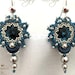 Beading Kit : "Calytrix"Earrings in English Beads Only! D.I.Y.