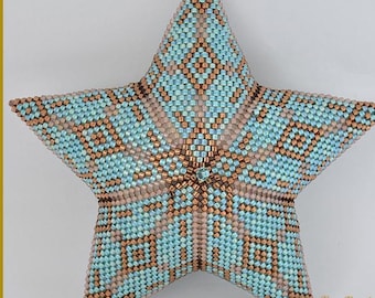 Beading pattern: peyote star collection 4-001 2025