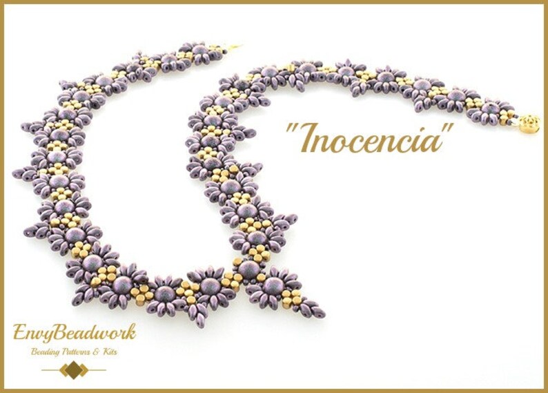 Beading Pattern for the Inocencia Necklace pa-021 image 2