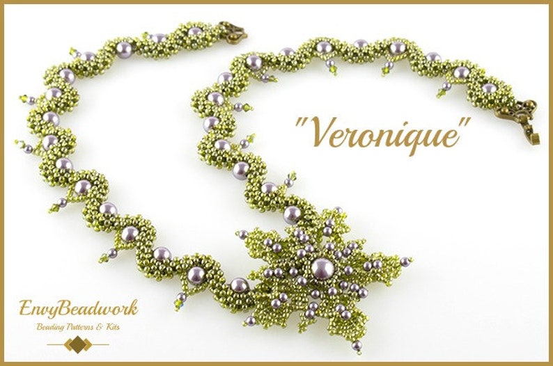 Beading Pattern for the Véronique Necklace pa-033 image 2