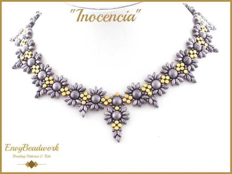 Beading Pattern for the Inocencia Necklace pa-021 image 1