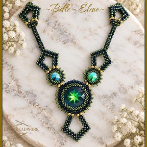 Beading Pattern for the Belle-Élene necklace pa-039