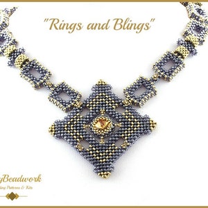 Beading Pattern for the &quot;Rings and Blings&quot; Necklace pa-027