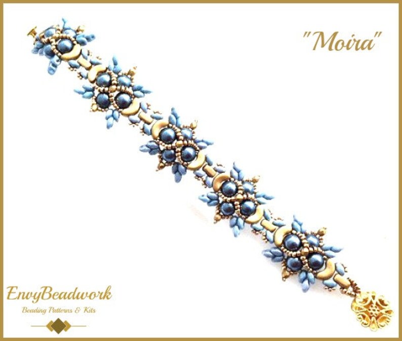 Beading Pattern for the Moira Bracelet pa-008 image 2