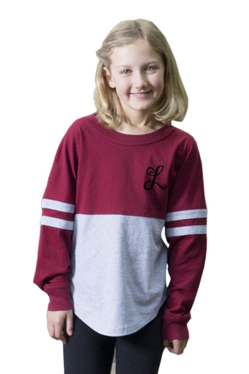 Kids Custom Pom Pom Jersey Spirit Shirt Cheer Jerseys Long Etsy