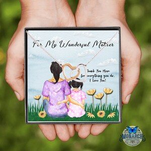 ママと子ども - お母さんへのメッセージカード