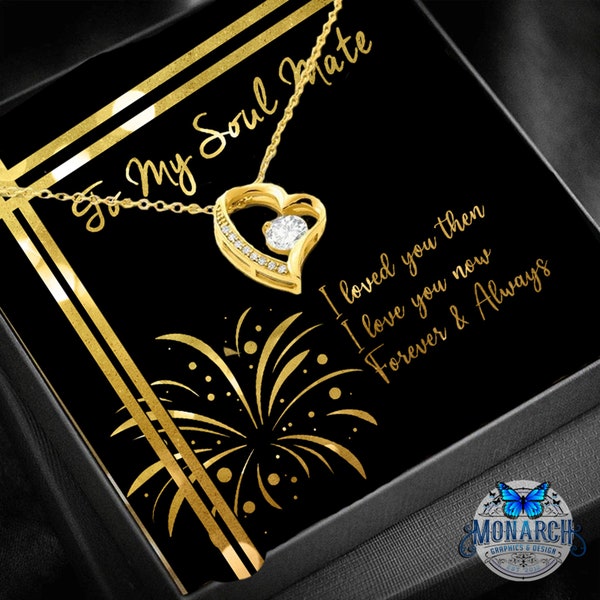 To My Soul Mate - Jewelry Print on Demand Message Card - Digital Download