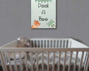 Peek-A-Boo Graphic Design - Digital Product - Download & Print Yourself