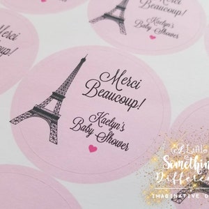 Parisian Party Decor | Paris Theme Party | Paris Birthday Decor | Stickers | Favor Tags | Eiffel Tower Party Decorations